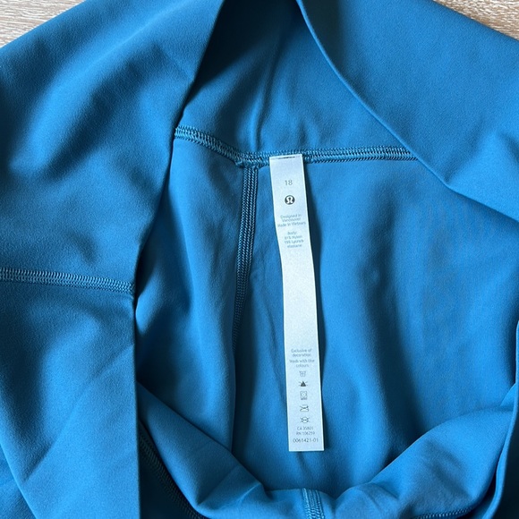 Lululemon Align High Rise Pant 25” in Capture Blue Size 18 - Picture 9 of 9